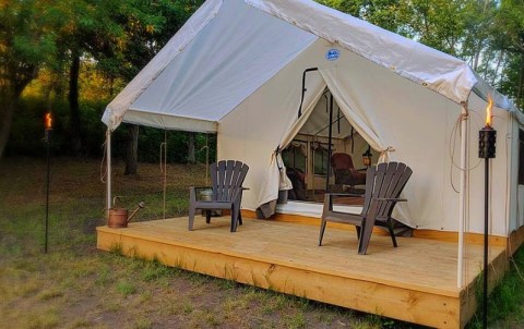 Wrap Yourself In Luxury At Hawley Farm Glamping In Missouri
