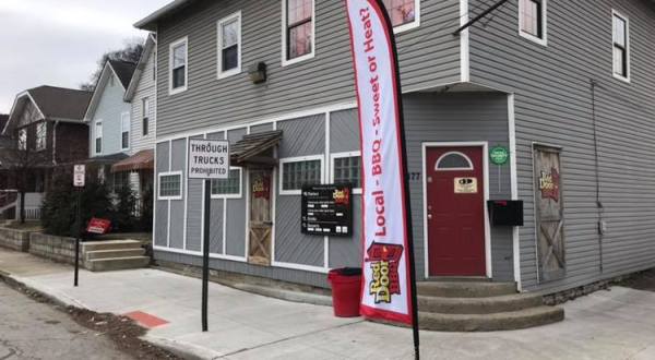 A Carry-Out Only Restaurant, Red Door BBQ In Ohio Smokes The Meat Low And Slow Each Night