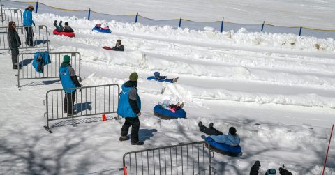 With 6 Lanes, Southern California's Largest Snow Tubing Park Offers Plenty Of Space For Everyone