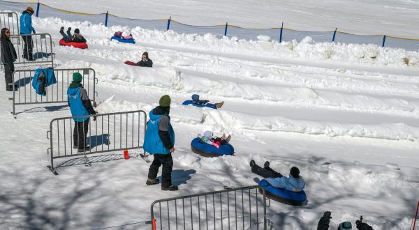 With 6 Lanes, Southern California’s Largest Snow Tubing Park Offers Plenty Of Space For Everyone