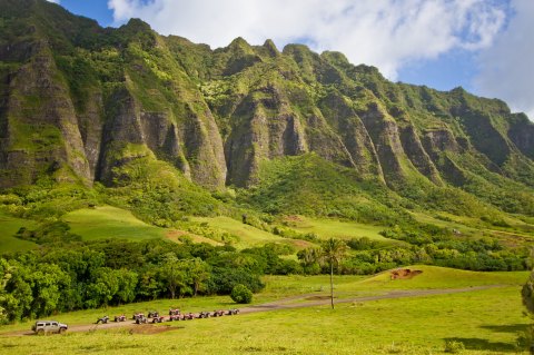 Rent An ATV In Hawaii And Go Off-Roading Through They Valleys And Mountains Of Jurassic Park