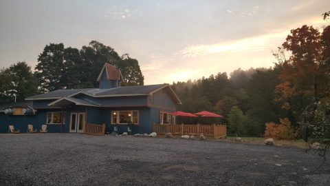 There's A Fun Coffee Shop Right In The Middle Of The Adirondacks