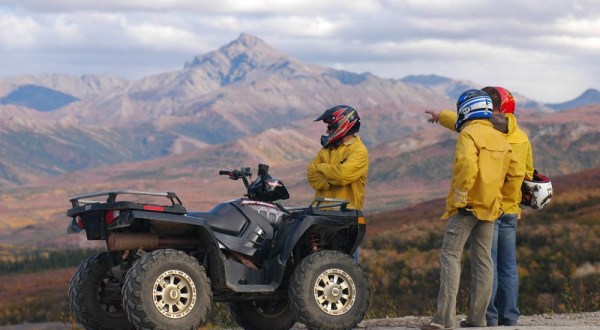 Rent An ATV And Go Off-Roading Through The Forest And Mountains Of Alaska