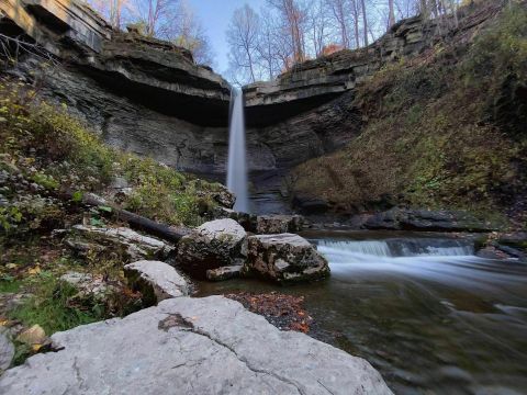 Hike To Carpenter Falls Near New York's Skaneateles Lake To See One Of The Prettiest Waterfalls In The Area