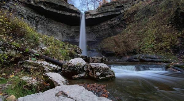 Hike To Carpenter Falls Near New York’s Skaneateles Lake To See One Of The Prettiest Waterfalls In The Area