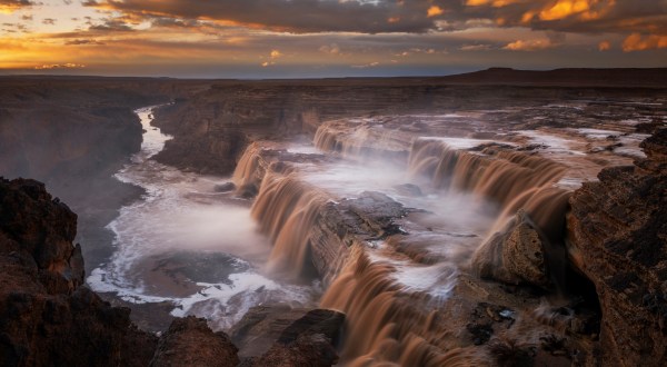 Take A Magical Waterfall Hike In Arizona To Grand Falls, If You Can Find It