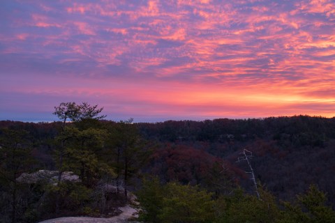 The Sunrises At Red River Gorge in Kentucky Are Worth Waking Up Early For
