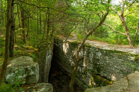 The Gorgeous 1.4-Mile Hike In Illinois' Shawnee National Forest That Will Lead You Past A Natural Bridge