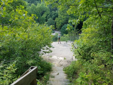 Escape To Table Rock In Ledges State Park For A Beautiful Iowa Nature Scene
