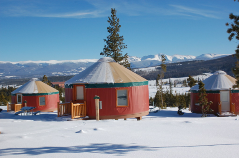 The Snow Mountain Ranch In Colorado Has A Yurt Village That's Absolutely To Die For