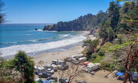 You Can Watch Whales From Your Campsite At Anchor Bay Campground In Northern California