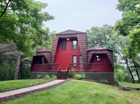 Book Your Own Private Chalet Atop A Minnesota Bluff At This Beautiful Airbnb