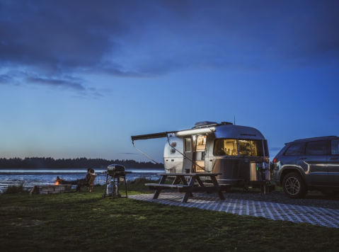 Spend The Night In Iconic Airstream Campers At Bay Point Landing