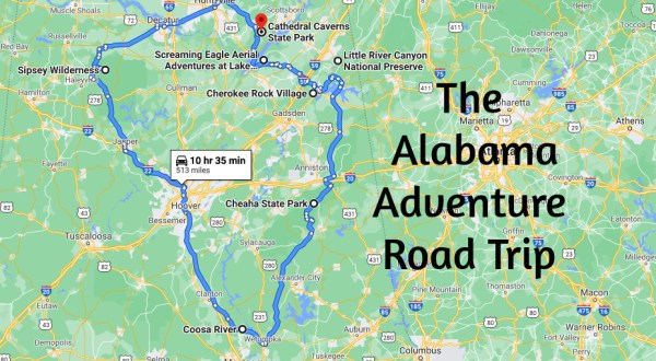Take This Unforgettable Road Trip To 7 Of Alabama’s Most Adventurous Places