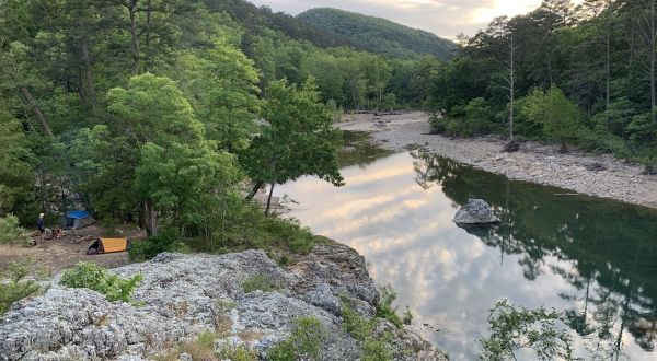 Reconnect With Nature Along The Gorgeous Eagle Rock Backpacking Trail In Arkansas