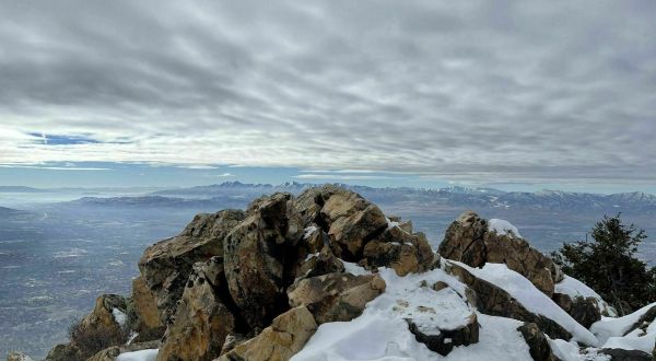 A Winter Hike To The Top Of Utah’s Mount Olympus Is A Frosty Adventure