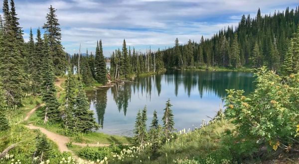 A Trail Full Of Mountain Views In The Jewel Basin Will Lead You To A Beautiful Lake In Montana