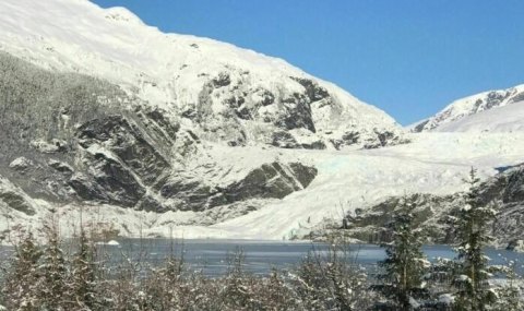 Hike Through The Snowy Forest And Catch Glimpses Of Alaska's Most Famous Glacier On This Easy Loop Trail