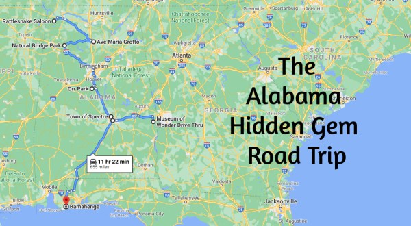 The Ultimate Alabama Hidden Gem Road Trip Will Take You To 8 Incredible Little-Known Spots In The State