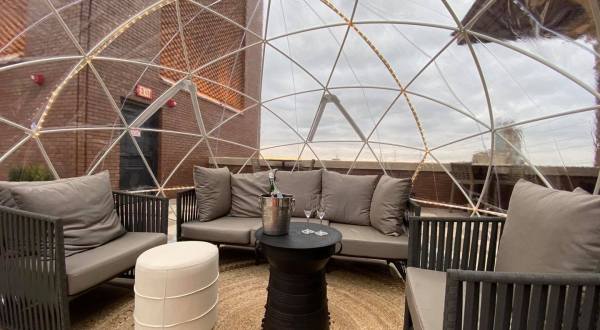 Stay Warm And Cozy This Season At Rioja Terrace, A Rooftop Igloo Bar In Texas
