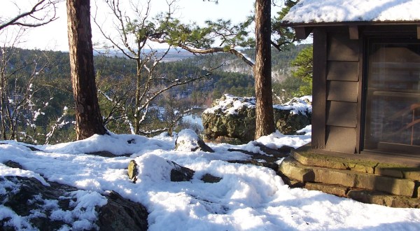 Take A Majestic Winter Hike And Marvel At Frozen Lakes In Robbers Cave State Park In Oklahoma