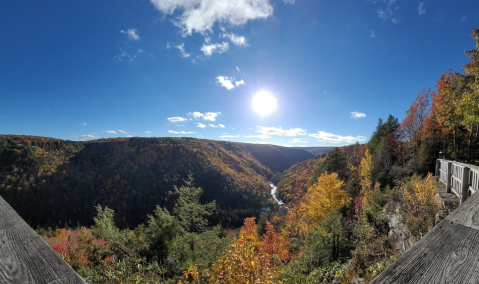 A Dazzling View Awaits At This Little-Known Overlook Near West Virginia's Blackwater Falls