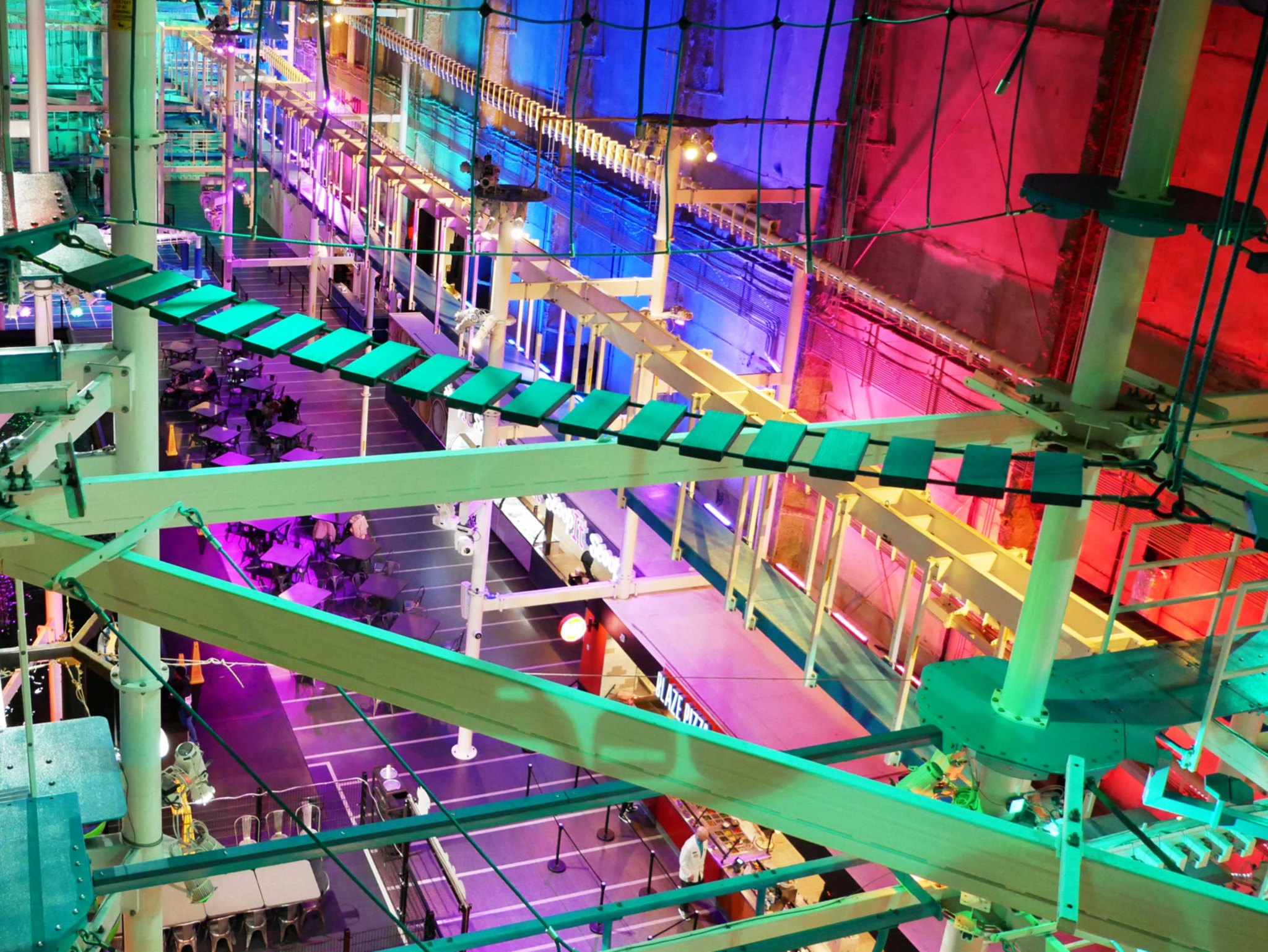The World's Largest Indoor Ropes Course Is At It Adventure Ropes Course