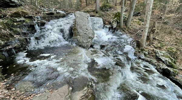 The Gorgeous 3.2-Mile Hike In Connecticut’s Salmon River State Forest That Will Lead You Past A Waterfall and Pond