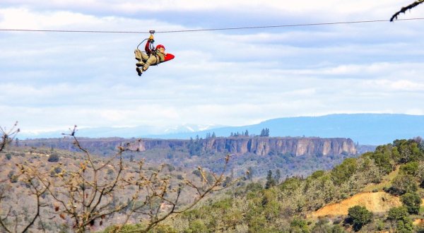 Take A Ride On The Longest Zipline In Oregon At Rogue Valley Zipline Adventure
