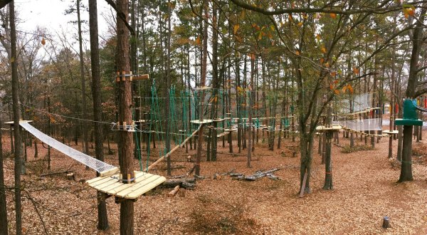 The Massive Aerial Obstacle Course Is Right Here In Georgia At Treetop Quest Adventure Park