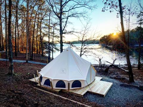 Georgia's New Glampground Getaway At Shady Grove Is Truly One-Of-A-Kind