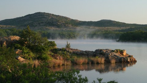 The Hike To Oklahoma's Pretty Little Quanah Parker Lake Is Short And Sweet