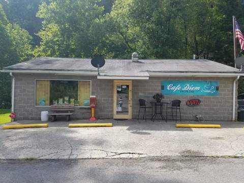 A Local Favorite, Try The Coal Miner Burger At Cafe Diem In West Virginia