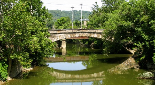 In Its Day, This West Virginia Bridge Was The Longest Single-Span Stone Arch Bridge In The U.S.
