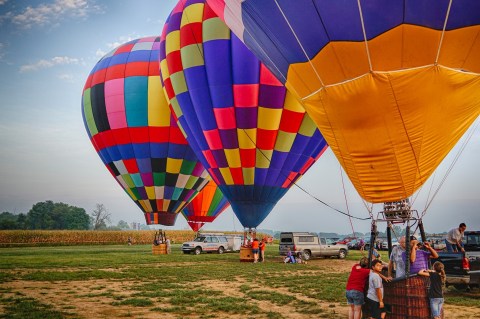 Hot Air Balloons Will Be Soaring At Pennsylvania's Lancaster Balloon Festival