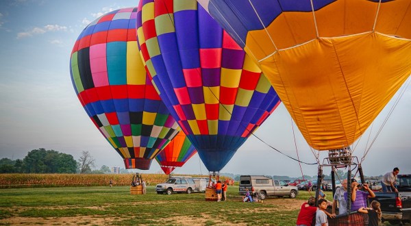 Hot Air Balloons Will Be Soaring At Pennsylvania’s Lancaster Balloon Festival