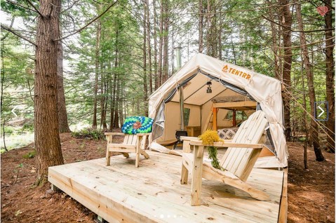 New Hampshire's New Glampground Getaway, Snug Life Camping Is Truly One-Of-A-Kind