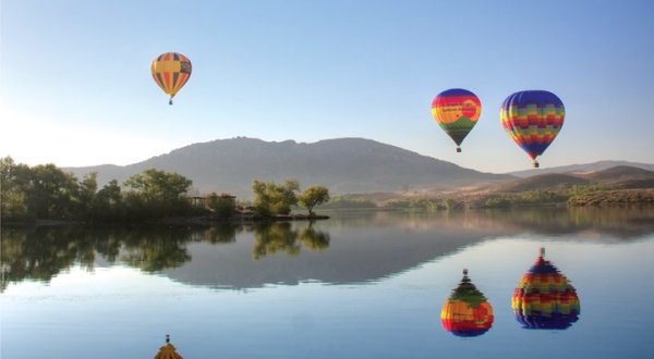 Take A Hot Air Balloon Ride Over The Temecula Valley Wine Country In Southern California For An Unforgettable Day