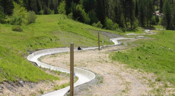 Ride Through Montana On The Epic Whitefish Mountain Resort Alpine Slide