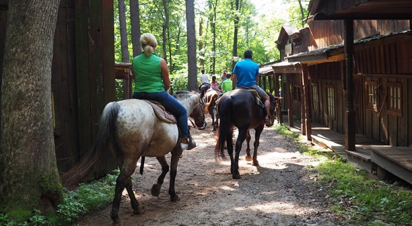 Experience The Old West On Horseback At Canyon Creek Riding Stables In Wisconsin  