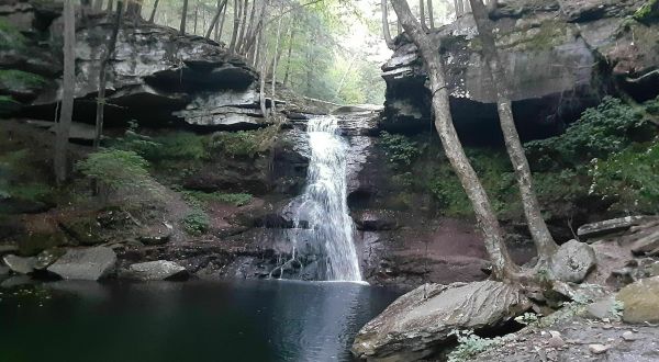 The Twin Falls Trail Is The Single Most Dangerous Hike In All Of Pennsylvania