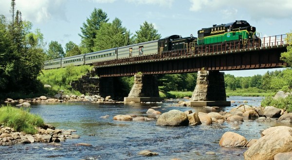 The Adirondack Mountain Railroad Offers Some Of The Most Breathtaking Views In New York