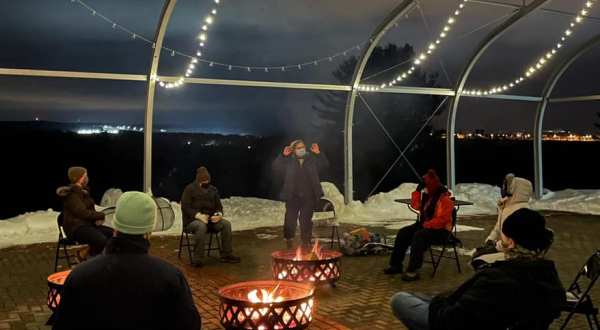 Cozy Up To Your Own Private Fire Pit At The Scenic Fruitlands Museum In Massachusetts