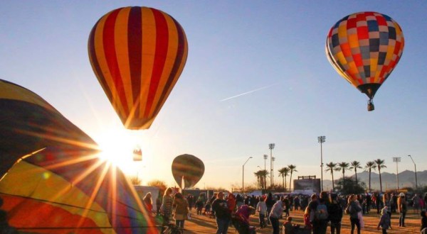 Hot Air Balloons Will Be Soaring At The 10th Annual Arizona Balloon Classic
