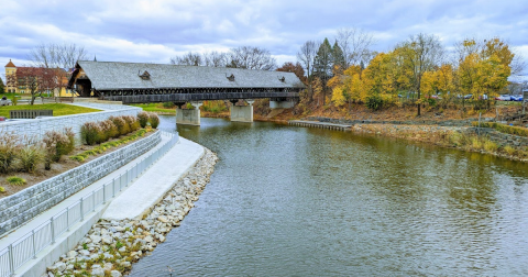 One Of The Longest Covered Bridges In Michigan Is 239 Feet Long And Near Detroit