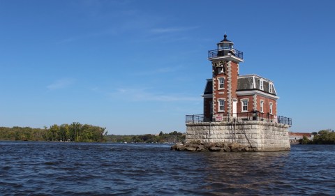 Hop On A Boat To Tour This Unique Lighthouse Right Here On The New York Coast