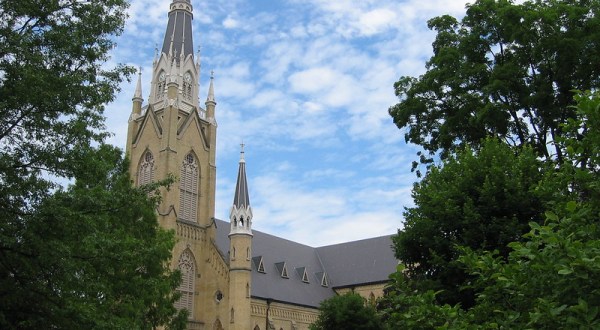 The Basilica Of The Sacred Heart In Indiana Is A Gothic-Revival Feast For The Eyes