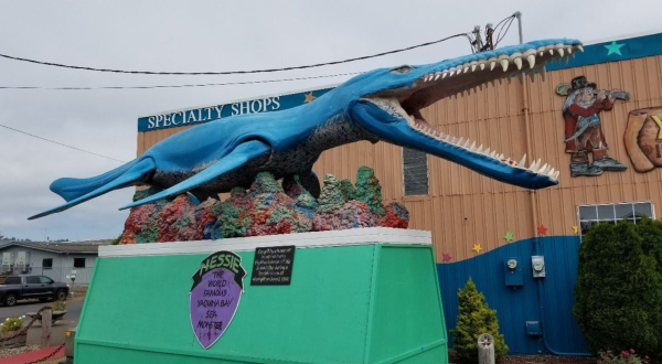 The Yaquina Bay Monster In Oregon Just Might Be The Strangest Roadside Attraction Yet