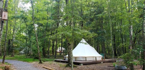 Tennessee's Gorgeous Glampground Getaway, Sassy Springs Farm And Retreat Is Truly One Of A Kind