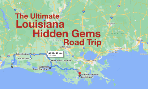 The Ultimate Louisiana Hidden Gem Road Trip Will Take You To 8 Incredible Little-Known Spots In The State